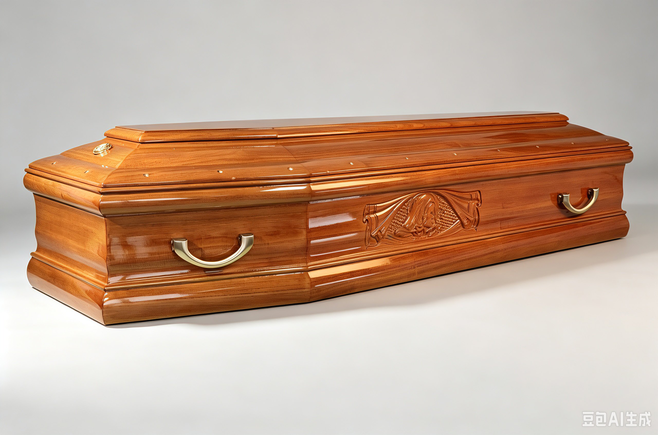 Maria solid paulownia coffin